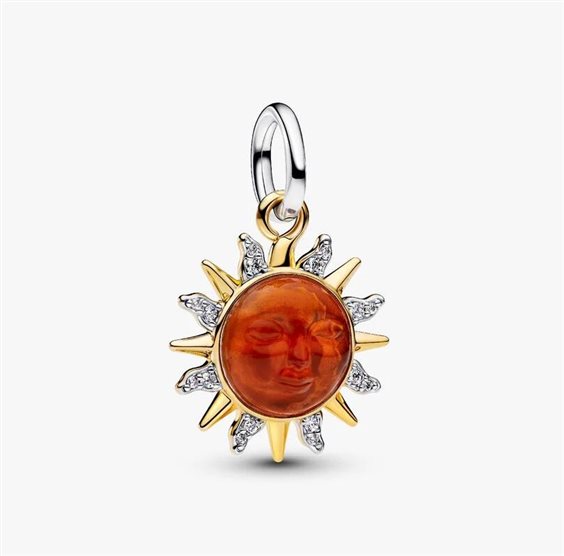 Charm Pandora Donna Nature and Celestial in Lega metallica 764703C01 - 764703C01
